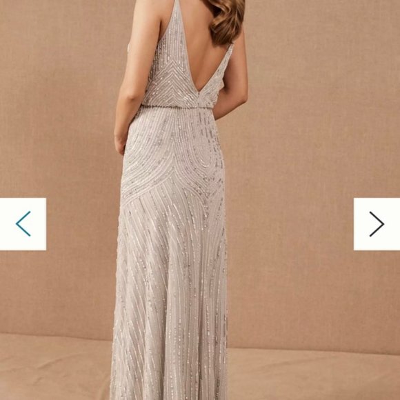 Fidelia Beaded Maxi Dress from BHLDN Anthropologie - Picture 2 of 4